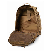 5.11 Tactical Rush 24 2.0 Tactical Backpack, 37L Capacity, Kangaroo Tan, Laptop Compartment, Durable Water-Repellent Nylon, 56563ABR