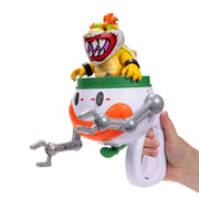 Jakks Pacific Inc. Bowser Jr. Action Figure with Clown Car, 5-Inch, 17 Points of Articulation, Paintbrush, Water Reveal Stickers, Display Base, 432284