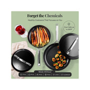 Gotham Steel Modern Collection 11-Pc. Cookware Set - BLACK ONE SIZE