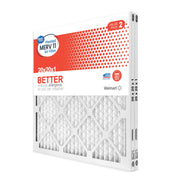 Mann+Hummel Great Value MERV 11 HVAC Air Furnace Filter, Electrostatic, 20x20x1, 2 Pack WAL2P11-012020