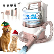 BEBANG 6-in-1 Dog Grooming Vacuum 3.2L Dust Cup Pet Grooming Kit 13000Pa Suction Low Noise Dog Cat Hair Remover