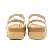 Reef Vista Hi Layla Women's Sandals, Asymmetrical Strappy Synthetic Upper, Vintage, Size 10, CJ8961