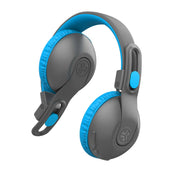 JLab JBuddies Studio 2 Wireless Kids Headphones, Volume Safe, Share Mode, Foldable, Adjustable, Grey Blue