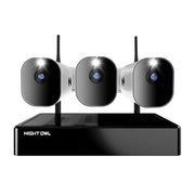 Night Owl WM-8BBTWN1-32B 10 Channel Bluetooth 3 Battery 1080p HD Wire-Free Security Camera