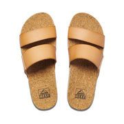 Reef Cushion Vista Hi Slide Sandals for Ladies - Natural - 8M