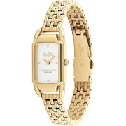 Coach Women's Cadie Analog Two Toned Stainless Steel Bracelet Watch, Gold