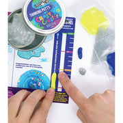 Crazy Aaron's Crazy Creator Thinking Putty Kit, Silicone Putty with Glow, Holographic, and Opal Effects, 5 Clear Tins with 9 Mix-Ins, Ages 3 and Up