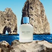 Dolce & Gabbana Light Blue Pour Homme Eau De Toilette Spray, Fresh Mediterranean Scent with Sicilian Lemon and Patchouli, 6.7 oz