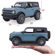 Maisto 2021 Ford Bronco Badlands Diecast Model Car, Special Edition Orange, 1:24 Scale, Detailed Interior, Opening Doors, Real Rubber Tires, M31530