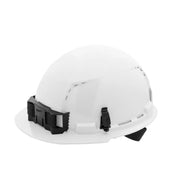 Milwaukee 48-73-1200 BOLT White Type 1 Class C Front Brim Vented Hard Hat with 4 Point Ratcheting Suspension