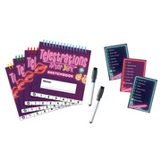 USAopoly Telestrations After Dark 6 Player 2nd Edition Adults-Only Party Board Game with Cards, Dice, Dry Erase Sketchbooks, 94111165