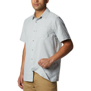 Columbia PFG Slack Tide Camp Short-Sleeve Button-Down Shirt - Cool Grey - XL