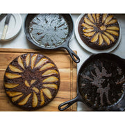 Lodge Cast Iron Wanderlust Series Seasoned 10.25 Inch Skillet, Black