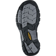 KEEN Newport Leather Hiking Sandals for Men - Black/Steel Grey - 9M