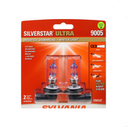 Sylvania 9005 SilverStar ULTRA Halogen Headlight Bulb 2 Pack Compatible with Multiple Cars