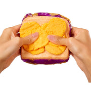 MGA Entertainment Slime Life PB&J with Chips DIY Slime Kit, Realistic Food-Inspired Design, Variety of Textures, Includes Bread Slices, Peanut Butter, Jelly, Chips, Serving Plate, and Knives
