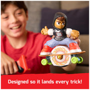 Spin Master Tech Deck Shred N Blast Motorized Finger Skateboard Playset, Multicolor, Includes Skateboard, Trick Stick, and Ramp