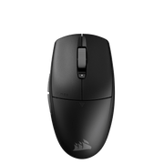 Corsair M55 Wireless Gaming Mouse, Ambidextrous, 6 Programmable Buttons, 24,000 DPI Optical Sensor, Bluetooth and 2.4GHz Slipstream Wireless, Black