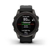 Garmin fenix 7S Pro Sapphire Solar Multisport GPS Smartwatch - Carbon Gray