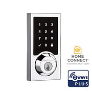 Kwikset SmartCode 916 Z-Wave Electronic Deadbolt Lock with Touchscreen Keypad, Polished Chrome, 99160-043