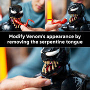 LEGO Marvel Venom Bust Building Set, 413 Pieces, Includes Venom Minifigure, Pedestal Display Stand, 76356
