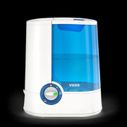 Vicks V750 Warm Moisture Humidifier, 400 sq ft, Blue