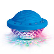 Bluescape Floating Bluetooth Speaker, IPX7 Waterproof, LED Light Show, FM Radio, 6-Hour Playtime, True Wireless Stereo, Blue, BS500HT-A