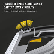 Tcisa 40V Cordless Leaf Blower with 2x4000mAh Batteries & Fast Charger