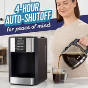 Newell Brands 2182808 Mr. Coffee 12 Cup Speed Brew Coffee Maker with Decaf Function