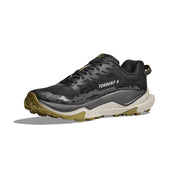Hoka 1155115-Bhlt Torrent 4 Men's Trail Running Shoes, Lightweight Cushioned Midsole, Aggressive 5mm Lugs, Black Asphalt Grey, 48