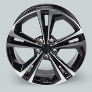 Onesaimei 18x7.5 Alloy Wheel Rim Black, 5x114.3mm Lug Pattern, 66.1mm Center Bore, 43mm Offset for Nissan Sentra SR 2020-2022
