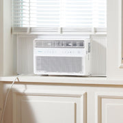 Keystone KSTAW081WA 8,000 BTU Window Mounted Inverter Air Conditioner with Remote Control, Cools 350 Sq. Ft.