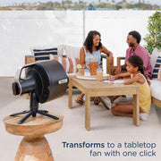Shark FlexBreeze Pro Mist Indoor Outdoor Pedestal & Table Fan With Water Tank