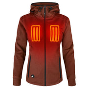 ActionHeat AH-5V-6000 5V Battery Heated Slim-Fit Hoodie for Ladies - Picante - S