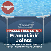 Coleman 90489E Steel Pro 12 ft. x 33 in. Round Metal Frame Above Ground Pool Set