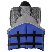 Body Glove Cove Nylon Mesh Fishing Vest, USCG Approved, Lightweight Ventilated, Heavy-Duty Zipper, Multiple Pockets, Open Shoulder Design, Unisex Adult X-Large, Gray Rust, 14273-XL-GRY-RUS