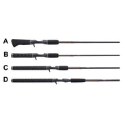 Pure Fishing Ugly Stik GX2 Casting Rod, 7 ft, Medium Power, Clear Tip, Shrink Tube EVA Handle, PVD-Coated Guides, 8-20 lb Line Rating, 1/4-5/8 oz Lure Weight