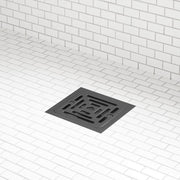 Adelphi Square Shower Drain - Matte Black