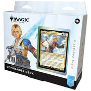 Wizards of the Coast Magic The Gathering Collector's Edition Final Fantasy X Counter Blitz Commander Deck, 100 Surge Foil Cards, Includes Booster Pack and Deck Box