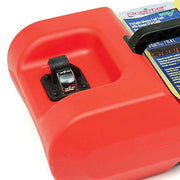 Scepter 10511 6-Gallon Marine Fuel Tank Rectangular Under Seat Gas Container, Red