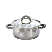 Cook N Home 02410 12 Piece Stainless Steel Cookware Set, Silver