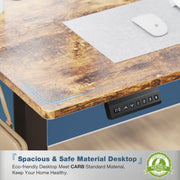 Edx WMYO-JHED121 63 x 24 Inches Ergonomic Stand up Desk, Oak