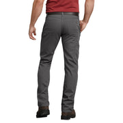 Dickies FLEX Regular Fit Straight-Leg Tough Max Duck Carpenter Pants for Men - Stonewashed Slate - 38x32