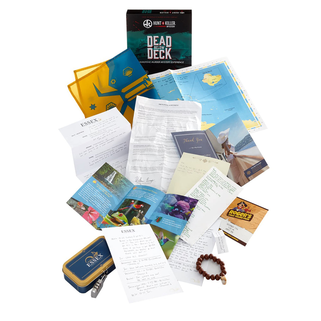Hak Box Inc Hunt A Killer Dead Below Deck Murder Mystery Board Game, M ...