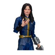 McFarlane Toys Fallout Lucy 7in Deluxe Action Figure with 22 Moving Parts, Multiple Accessories, Collectible Packaging, 11609