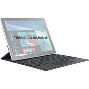 Samsung EJ-CW720 Galaxy Book Keyboard Cover 12in, Ergonomic QWERTY Layout, Pen Holder, Gray