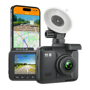 Rove R2-4K Dash Cam for Car Built-in WiFi GPS Car Dashboard Camera Recorder with UHD 2160P LCD Display, 150 Wide Angle
