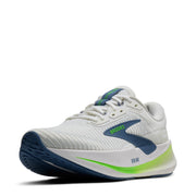 Brooks Revel Max Men's Running Shoes, Lightweight Cushioned, White/Moonlight/Green Gecko, 12 D, 110482-177