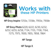 HP 64XL Ink Cartridge, Tri-color (N9J91AN)