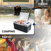 Simzlife Portable Car Refrigerator, 19QT 18L, Energy Efficient 3D Cooling, Frost Free, Magnetic Seal, Black, ZX-CFC-18-S